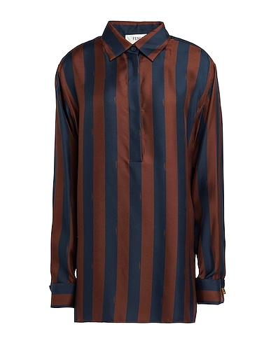 FENDI Top Cioccolato 100% Seta