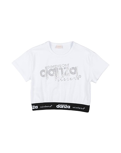 DIMENSIONE DANZA T-shirt White 90% Cotton, 10% Lycra®