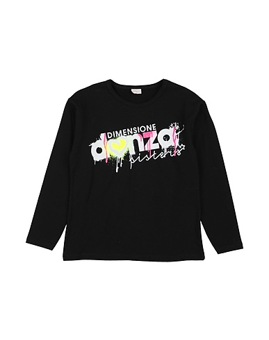 DIMENSIONE DANZA T-shirt Black 90% Cotton, 10% Lycra®