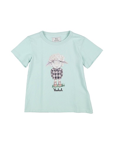 WOOLRICH T-shirt Light green 100% Cotton