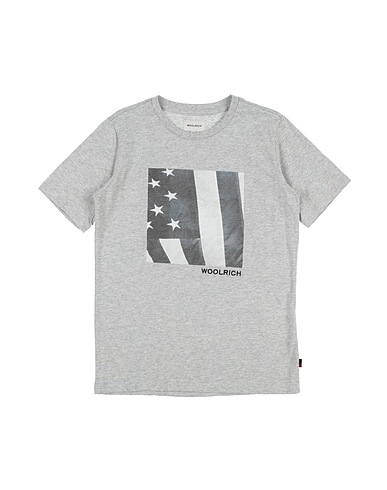 WOOLRICH T-shirt Grigio chiaro 100% Cotone