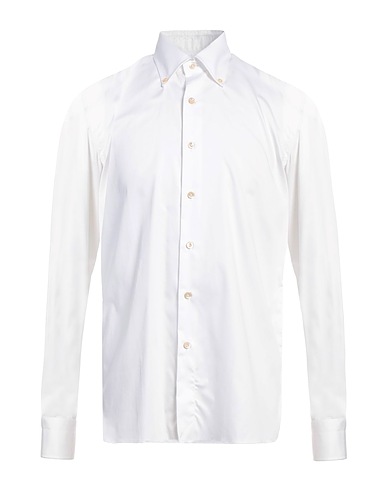 ERRICO FORMICOLA Napoli Solid color shirt White 100% Cotton
