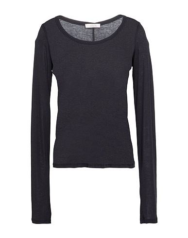 DOROTHEE SCHUMACHER Basic T-Shirt Black 70% Lyocell, 30% Cotton