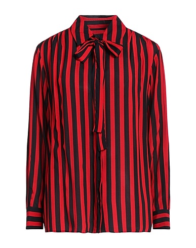 MSGM Striped shirt Red 100% Viscose