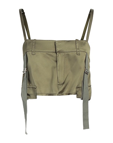 ANIYE BY Top Military green 100% Viscose