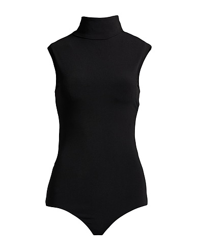 ALESSANDRO VIGILANTE TOPS Schwarz 95% Polyester, 5% Elastan