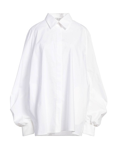 ALESSANDRO VIGILANTE Solid color shirts & blouses 100% Cotton