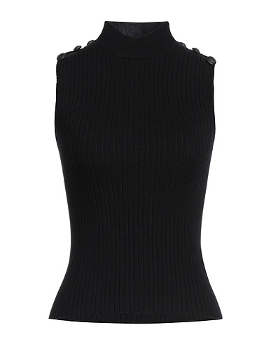 DONDUP Top Black 52% Viscose, 26% Polyester, 22% Polyamide