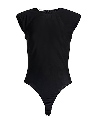 ALESSANDRO VIGILANTE TOPWEAR Black 75% Polyamide, 25% Elastane
