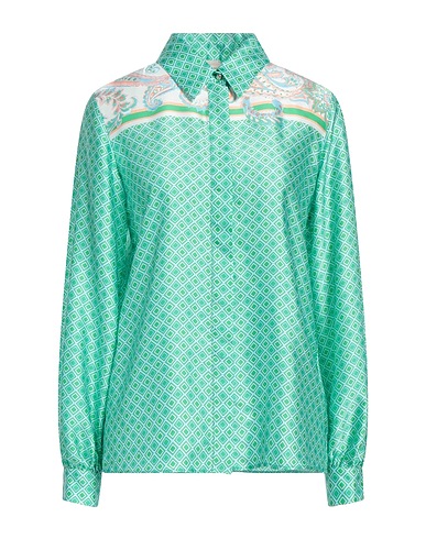 LIU •JO Patterned shirts & blouses Green 100% Polyester