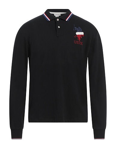 U.S.POLO ASSN. Polo shirt Black 100% Cotton