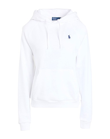 POLO RALPH LAUREN Felpa SHRUNKEN FIT FLEECE HOODIE
 Bianco 84% Cotone, 16% Poliestere