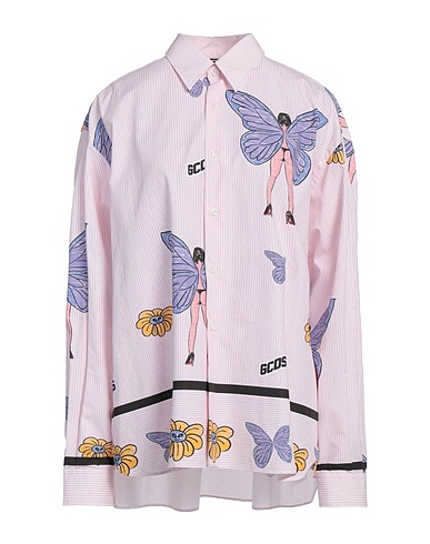 GCDS Striped shirt Pink 100% Cotton