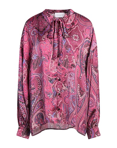 GAëLLE Paris Patterned shirts & blouses Mauve 100% Polyester