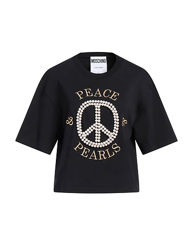 MOSCHINO T-shirt COUTURE Black 100% Cotton