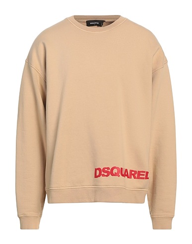 DSQUARED2 Sweatshirt Sand 100% Cotton, Elastane