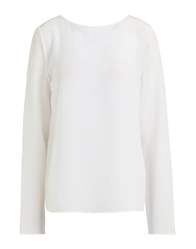 PATRIZIA PEPE Top Off white 100% Seta