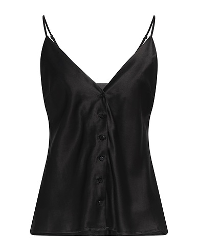 GOLD HAWK Camisole Nero 100% Seta