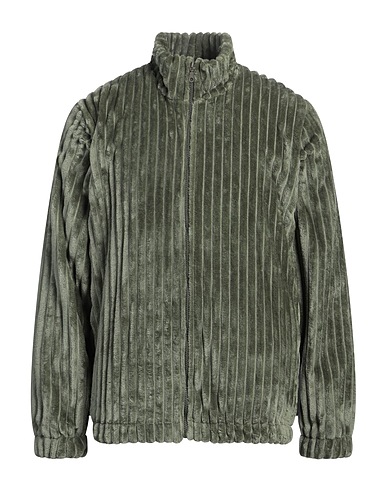 TAKESHY KUROSAWA Sweatshirt Military green 100% Polyester, Cotton