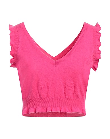 PINKO Top Fuchsia 100% Cashmere