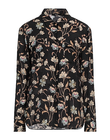 SEVENTY VENEZIA Floral shirts & blouses Black 100% Silk