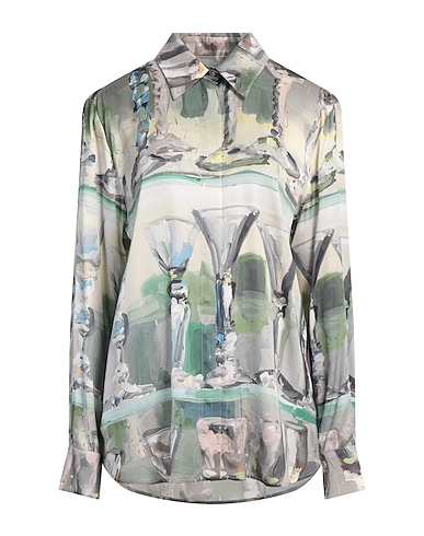 MSGM Patterned shirts & blouses X JAN DE VLIEGHER 100% Viscose