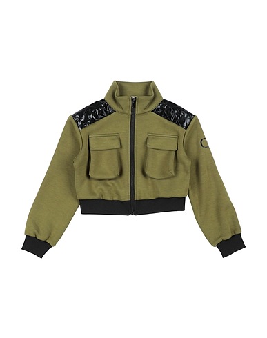 TWINSET Sweatshirt Militärgrün 51% Polyester, 43% Viskose, 6% Elastan