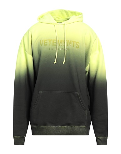 VETEMENTS スウェット イエロー コットン 80% / ポリエステル 20%