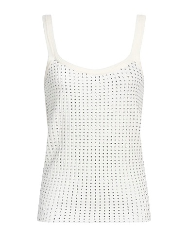 ERMANNO FIRENZE Top Ivory 100% Wool