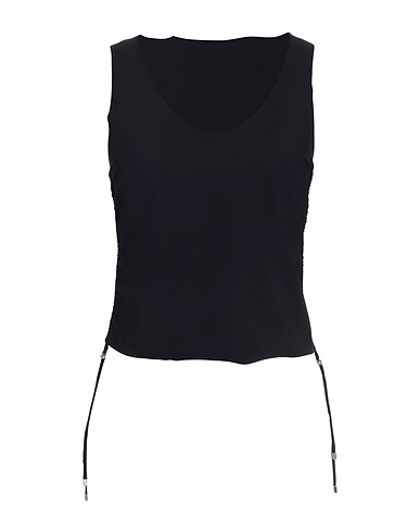 PATRIZIA PEPE Top Black 75% Polyamide, 25% Elastane