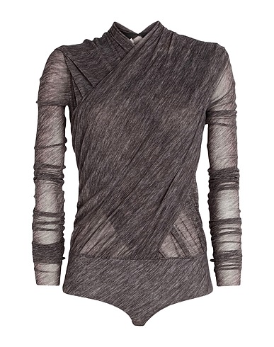PHILOSOPHY di LORENZO SERAFINI TOPS & TEES Grey 100% Polyamide