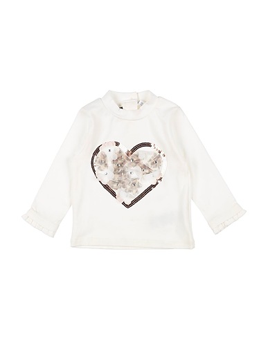 SARABANDA T-shirt Ivory 95% Cotton, 5% Elastane