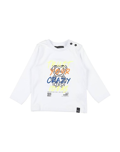 DANIELE ALESSANDRINI T-shirt White 95% Cotton, 5% Elastane