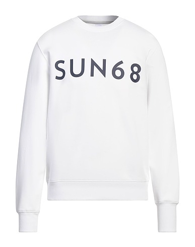 SUN 68 Sweatshirt White 84% Cotton, 16% Polyester