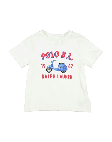 POLO RALPH LAUREN T-shirt LOGO COTTON JERSEY TEE White 100% Cotton