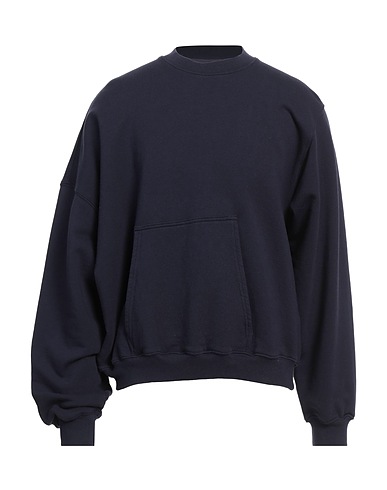 MAGLIANO Sweatshirt Midnight blue 100% Cotton, Elastane