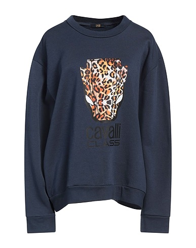CAVALLI CLASS Felpa Blu navy 65% Poliestere, 35% Cotone