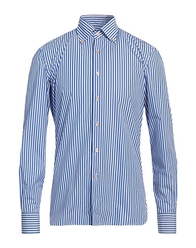 ERRICO FORMICOLA Napoli Striped shirt Blue 100% Cotton