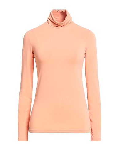 OTTOD'AME T-shirt Salmon pink 76% Acetate, 19% Polyamide, 5% Elastane