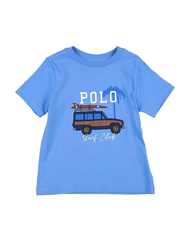 POLO RALPH LAUREN T-shirt T-SHIRT Light blue 100% Cotton