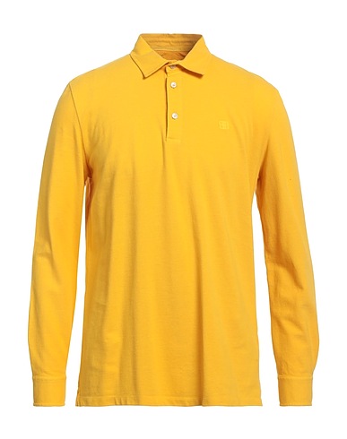BALLANTYNE Polo shirt Yellow 100% Cotton