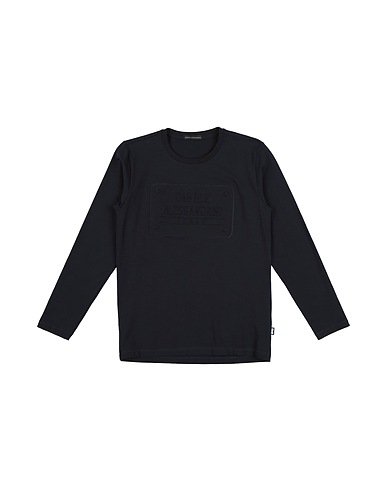 DANIELE ALESSANDRINI T-shirt Midnight blue 95% Cotton, 5% Elastane