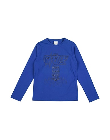 GAëLLE Paris T-shirt Navy 93% Cotton, 7% Elastane