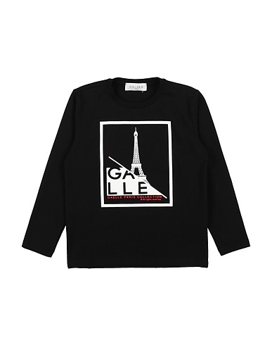 GAëLLE Paris T-shirt Nero 95% Cotone, 5% Elastan
