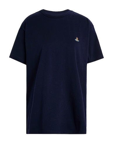 VIVIENNE WESTWOOD T-shirt Blu navy 100% Cotone organico