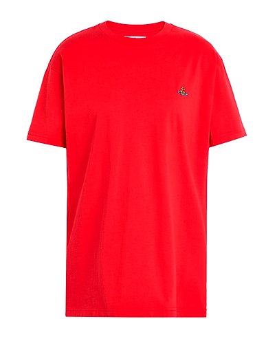 VIVIENNE WESTWOOD Basic T-shirt Red 100% Organic cotton