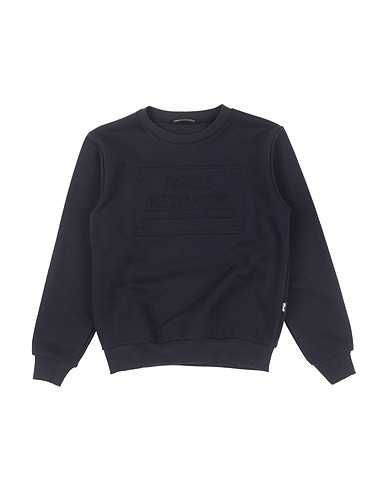 DANIELE ALESSANDRINI Sweatshirt Midnight blue 100% Cotton