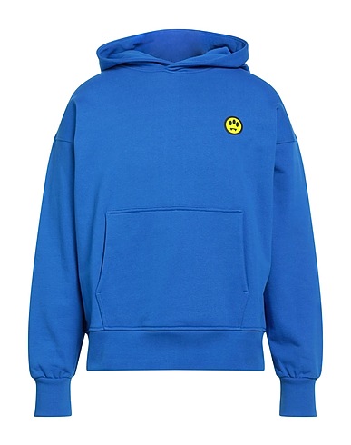 BARROW Hooded track jacket  Bright blue 100% Cotton