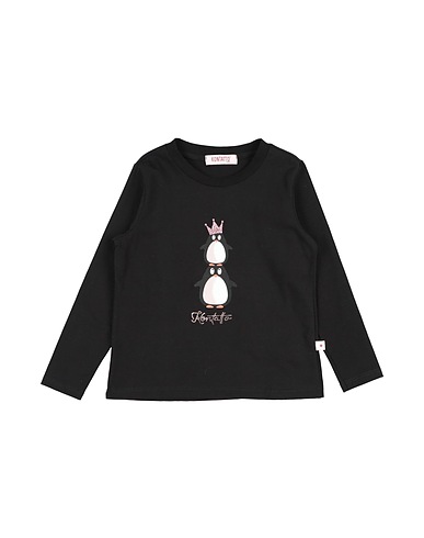 KONTATTO Ｔシャツ ブラック コットン 95% / ポリウレタン 5%