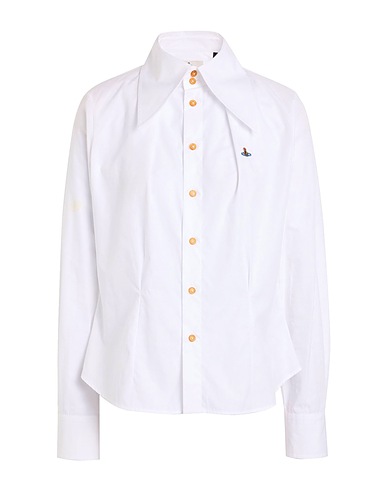 VIVIENNE WESTWOOD Camicie e bluse tinta unita Bianco 100% Cotone